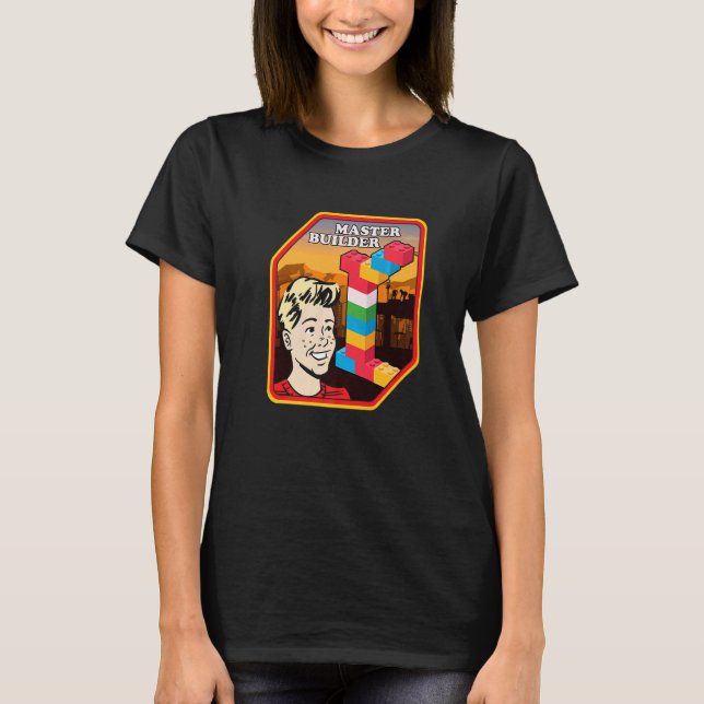 Camiseta Ladrillos de bloques de construcción del generador (Anverso)