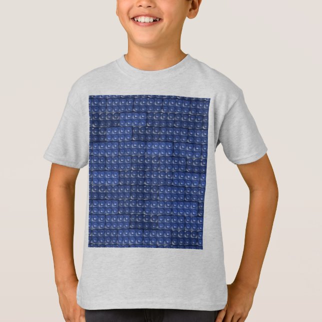 Camiseta Ladrillos del constructor - Azul (Anverso)