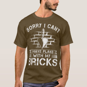 Camiseta Ladrillos Mason Gift Bricklayer