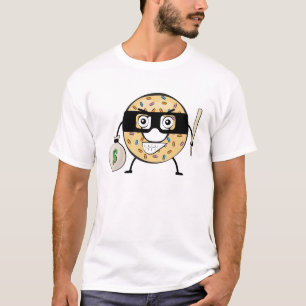 Camiseta Ladrón de Donas - Ilustración de Personaje Diverti