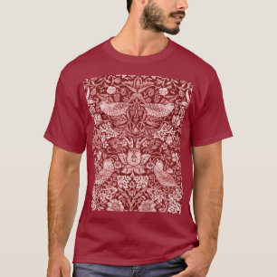 Camiseta Ladrón de fresa Maroon, William Morris