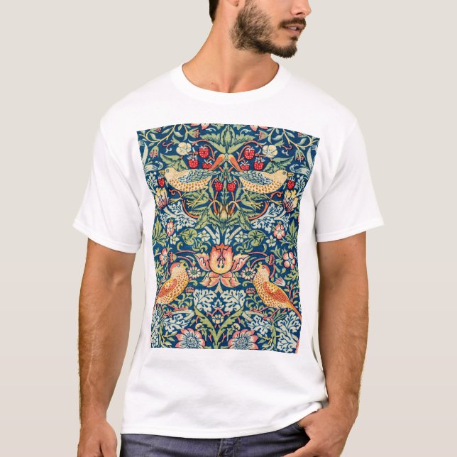 Camiseta Ladrón de fresas, William Morris (Anverso)