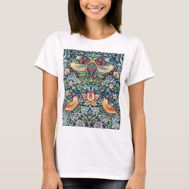 Camiseta Ladrón de fresas, William Morris (Anverso)