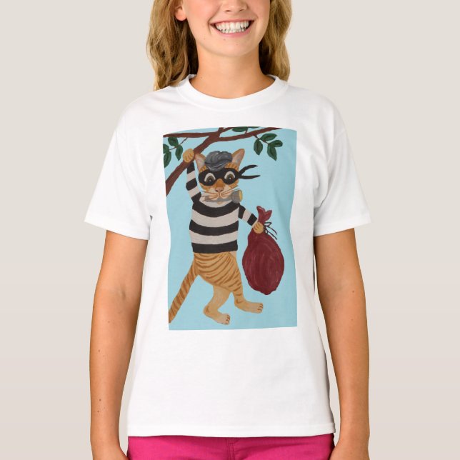 Camiseta Ladrón de Gatos (Anverso)