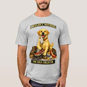 Camiseta Ladrón de Zapatos Labrador Arte Divertido de Per