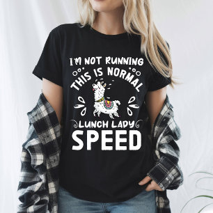 Camiseta Ladrón normal de la velocidad del almuerzo diverti