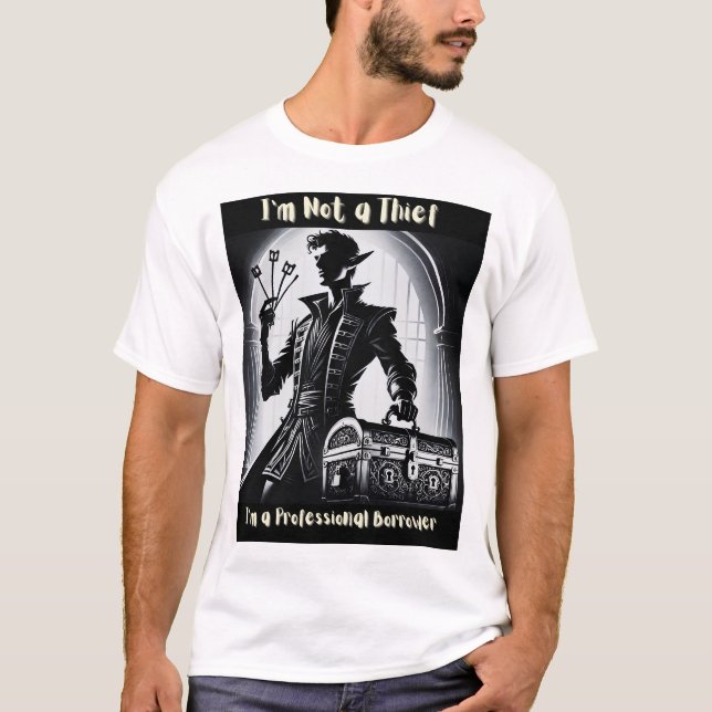 Camiseta Ladrón Pícaro DnD (Anverso)