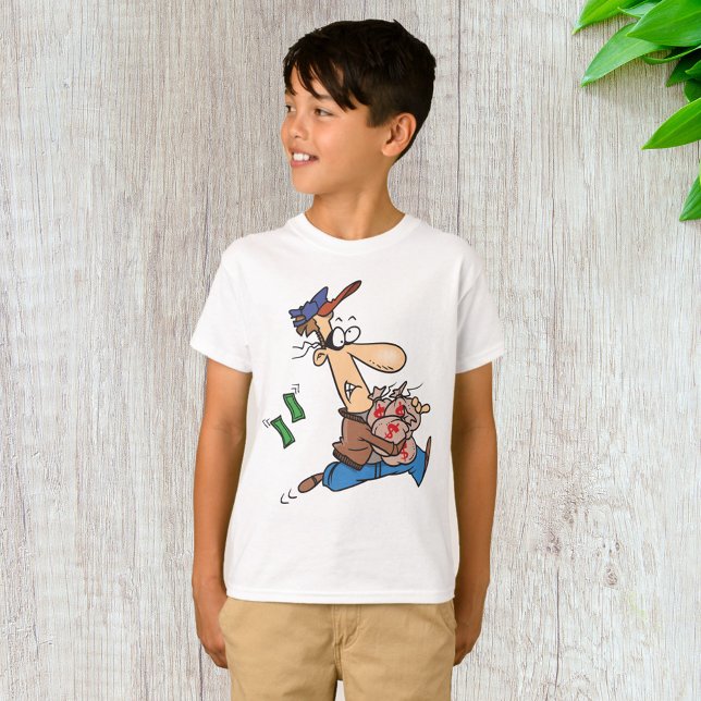 Camiseta Ladrón robando dinero (Subido por el creador)