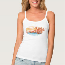 Ladrones del Paraíso Sunset Spaghetti Strap Tank