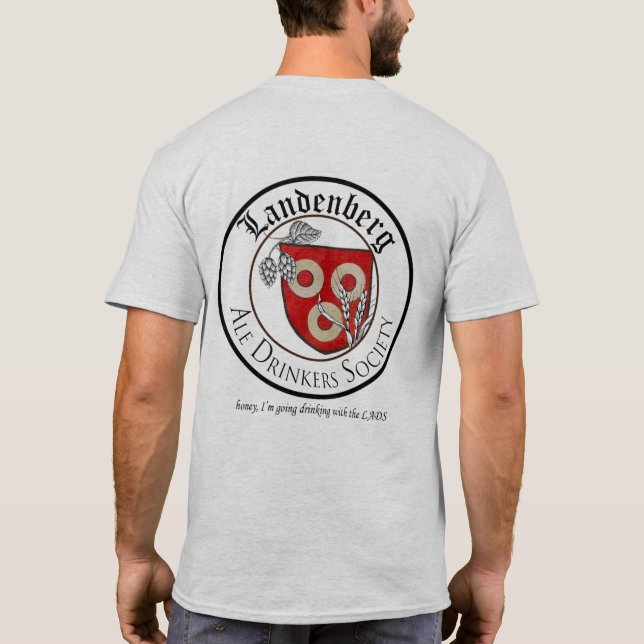 Camiseta LADS - Landenberg Ale Drinkers Society (Reverso)