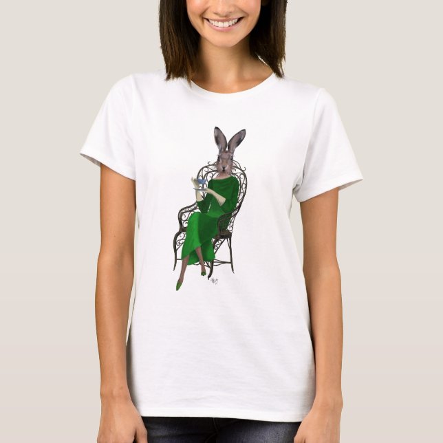 Camiseta Lady Bella Rabbit Tomando el té 2 (Anverso)