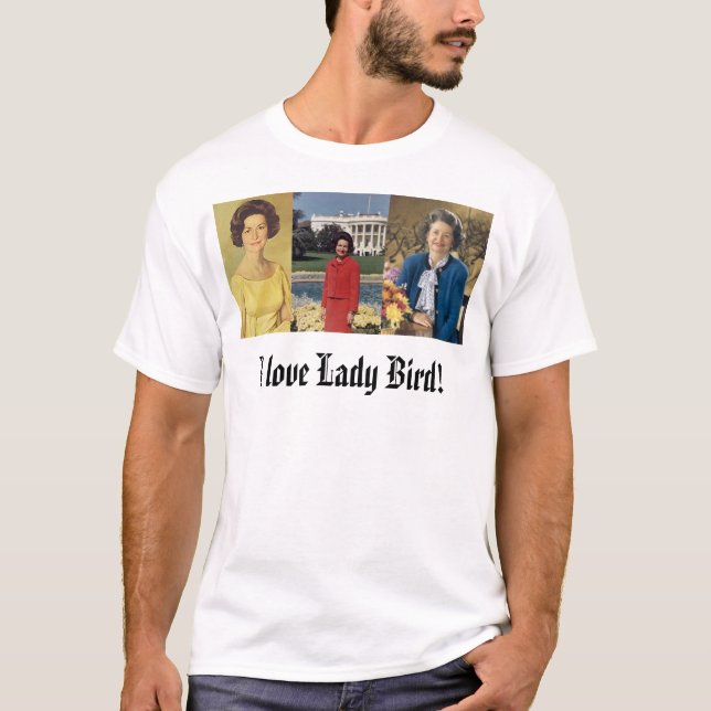 Camiseta Lady_Bird_Johnson, ladybirdjohnson, mariquita,… (Anverso)