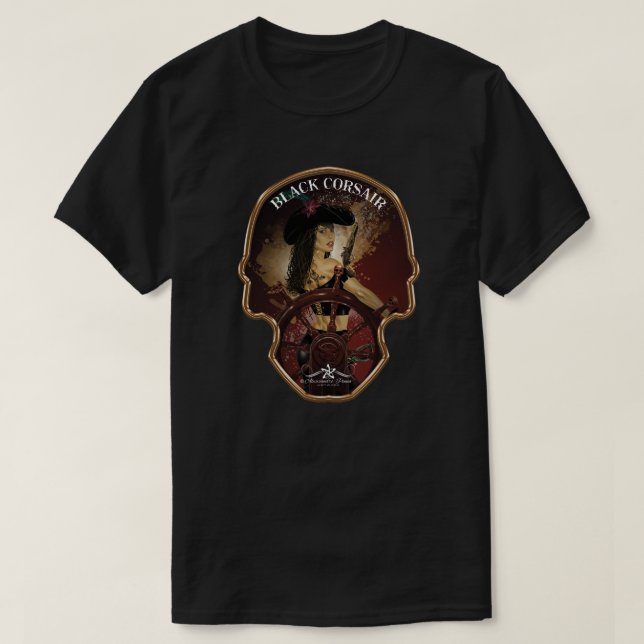 Camiseta Lady Black Corsair (Diseño del anverso)