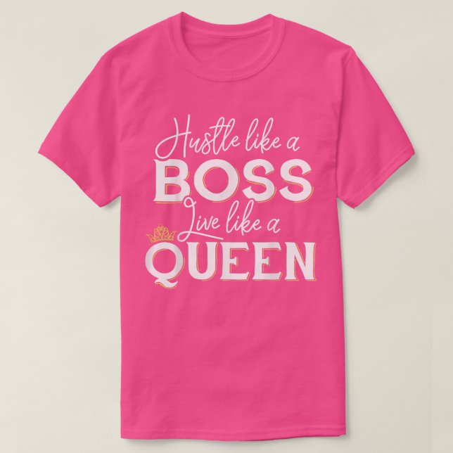 Camiseta Lady Boss como un jefe (Diseño del anverso)