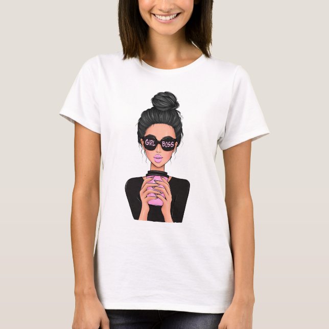 Camiseta Lady Boss Life, Jefe Babe Woman, Chica Jefe (Anverso)