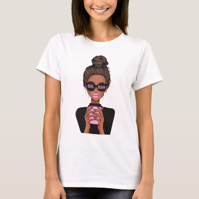 Camiseta Lady Boss Life, Jefe Babe Woman, Chica Jefe (Anverso)