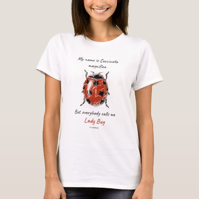 Camiseta Lady Bug (Coccinella magnifica) (Anverso)