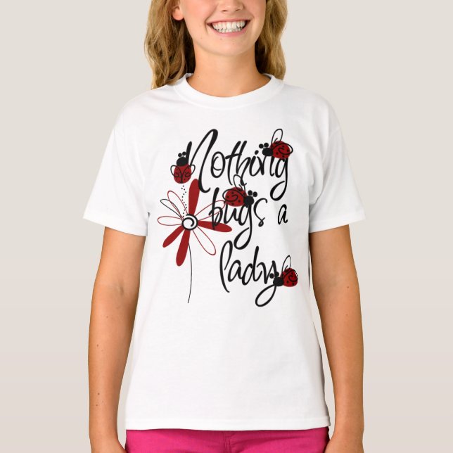 Camiseta Lady Bug T-Shirt para los niños (Anverso)