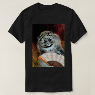 Camiseta Lady Cat con un ventilador, Louis Wain