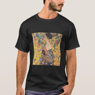 Camiseta Lady Con Ventilador De Gustav Klimt