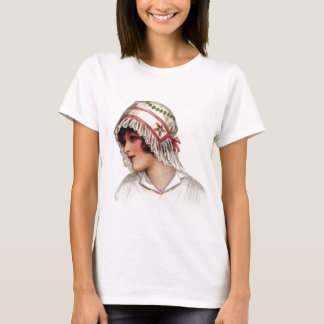 Camiseta Lady Embroidery y Lace Bonnet