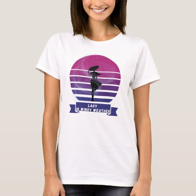 Camiseta Lady en el clima eólico (Anverso)