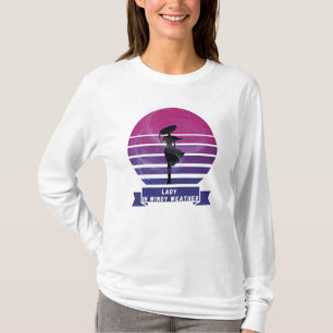 Camiseta Lady en la manga larga del clima eólico