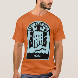 Camiseta Lady Face Falls Idaho
