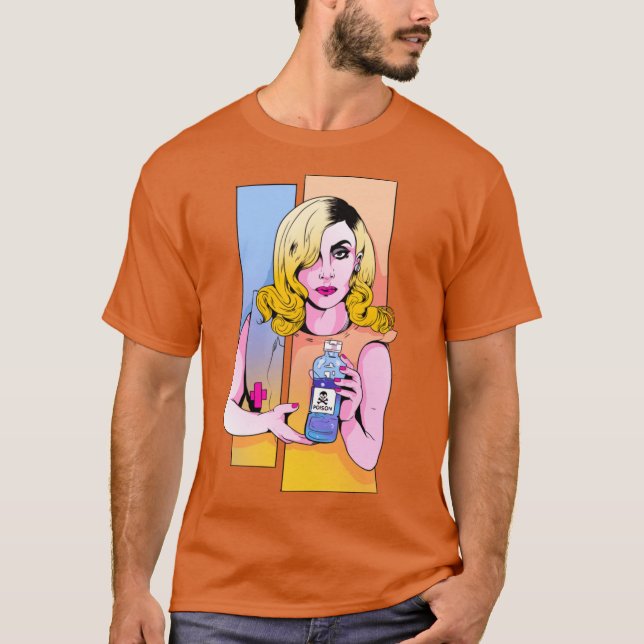 Camiseta Lady Gagaelephone Merch original illustration fami (Anverso)