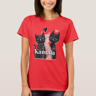 Camiseta Lady gata por Kamala Harris 2024