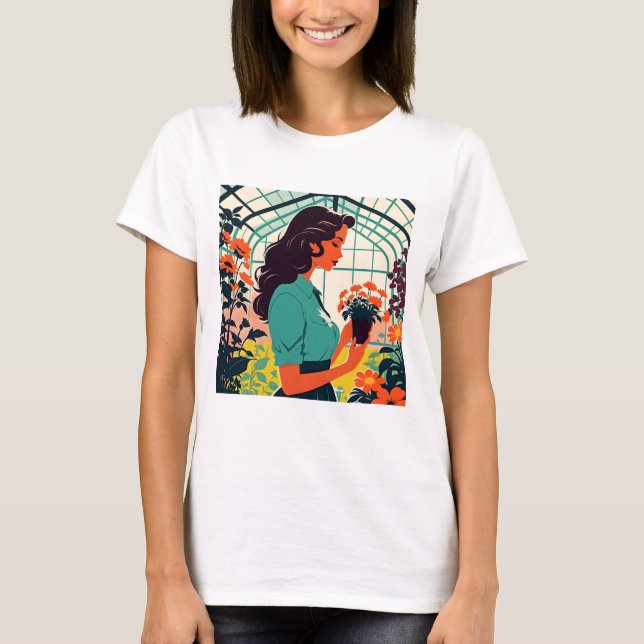Camiseta Lady in the Greenhouse (Anverso)