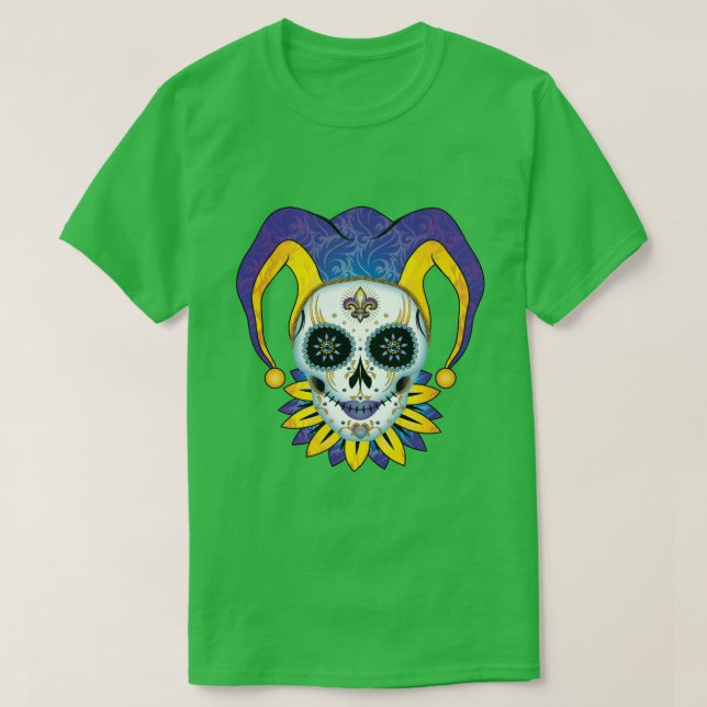 Camiseta Lady Jester Skull (Diseño del anverso)