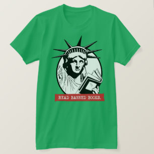 Camiseta Lady Liberty lee libros prohibidos