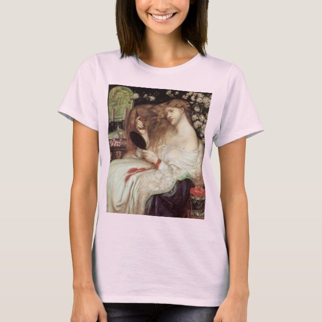Camiseta Lady Lilith de Rossetti, portata victoriana de épo (Anverso)