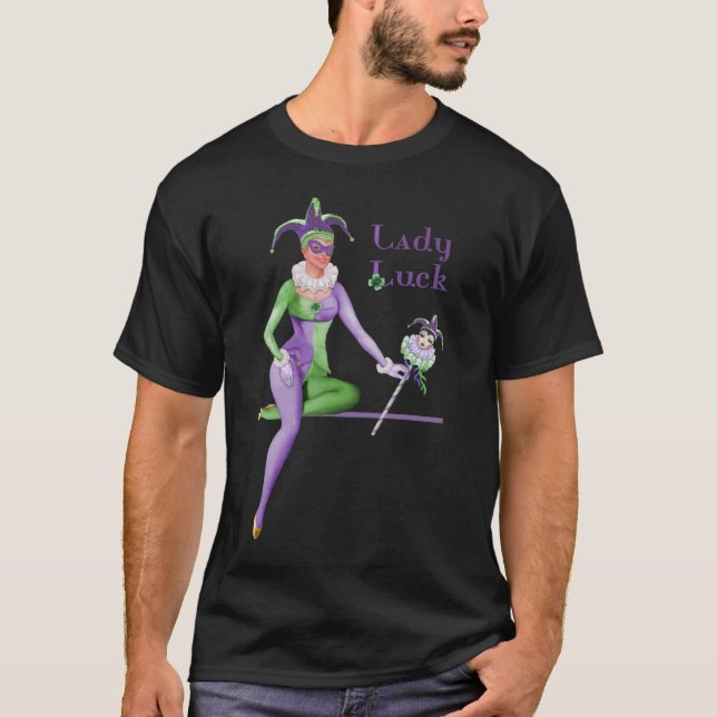 Camiseta Lady Luck Harlequin (Anverso)
