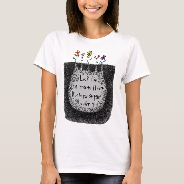 Camiseta Lady Macbeth cita a Shakespeare Literary Graphic (Anverso)