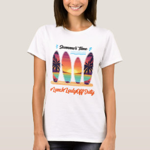 Camiseta Lady Off Duty Verano Tiempo Fin Del Año Escolar