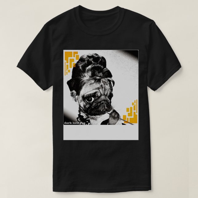 Camiseta Lady Pug (Diseño del anverso)
