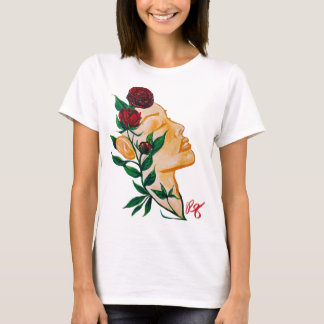 Camiseta Lady Rosa Tee Gráfico