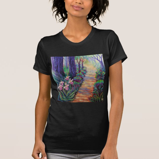Camiseta Lady Slippers en el camino (Anverso)