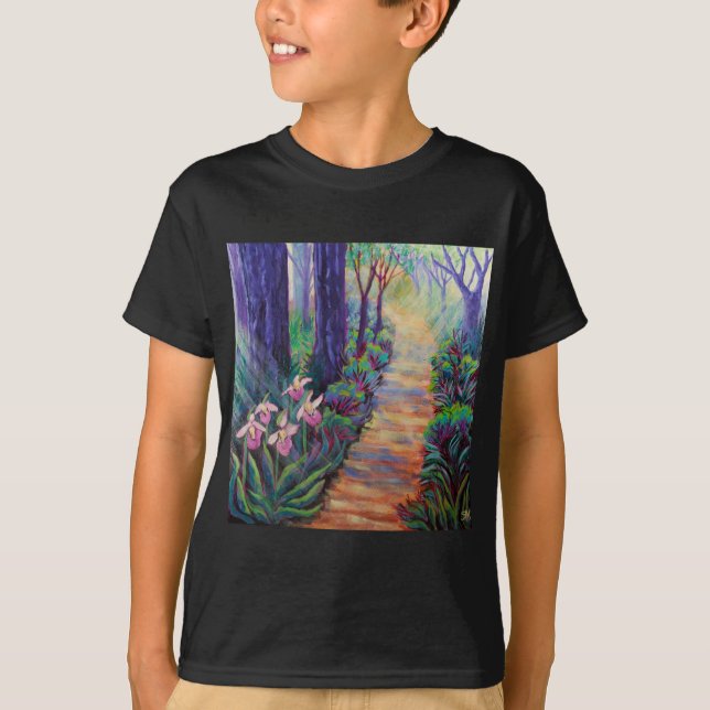 Camiseta Lady Slippers en el camino (Anverso)