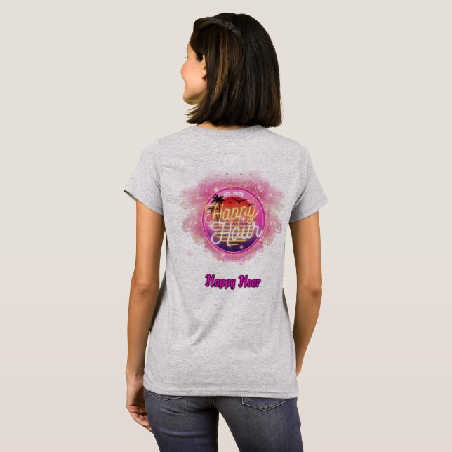 Camiseta Lady T-Shirt Happy Hour (Reverso completo)