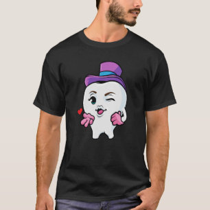 Camiseta Lady Tooth Dental Assistant Ortodontista Dentista