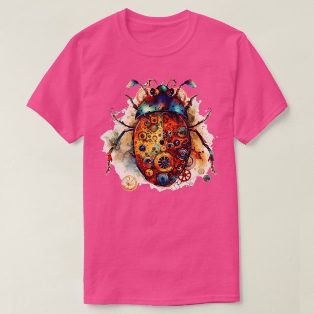 Camiseta Ladybina de Steampunk (Diseño del anverso)