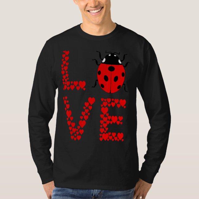 Camiseta Ladybug Bug Love Cute Ladybug Intomology Bu (Anverso)
