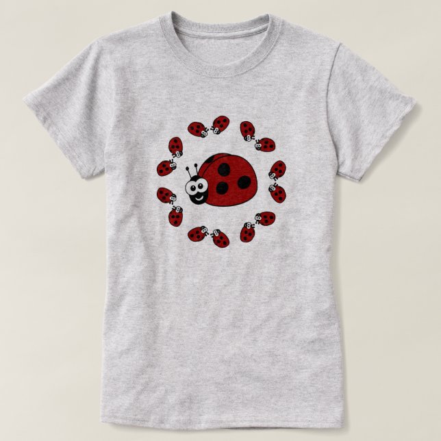 Camiseta LadyBug Circle (Diseño del anverso)