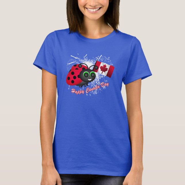 Camiseta Ladybug del Día de Canadá (Anverso)