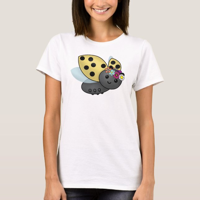 Camiseta Ladybug del Día de Mayo con la cabeza de la cadena (Anverso)