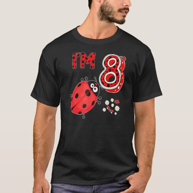 Camiseta Ladybug Familia Chica de 8 años Ladybu (Anverso)