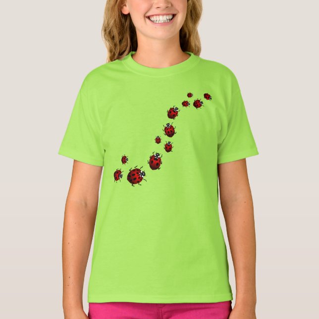 Camiseta Ladybug Hoodie Chica Ladybug Hoodie Shire & Gifts (Anverso)